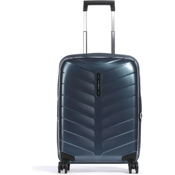 Samsonite Attrix Spinner 55 Exp Steel Blue – kabinekuffert