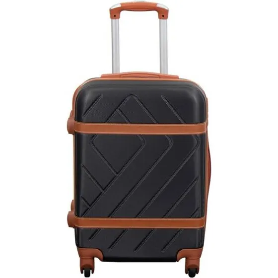 Retro Kabinekuffert Hardcase 36L – Sort (54x36x22 cm)