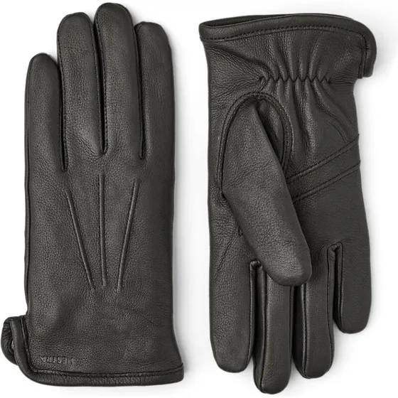 Hestra Andrew herrehandske i sort hjorteskind