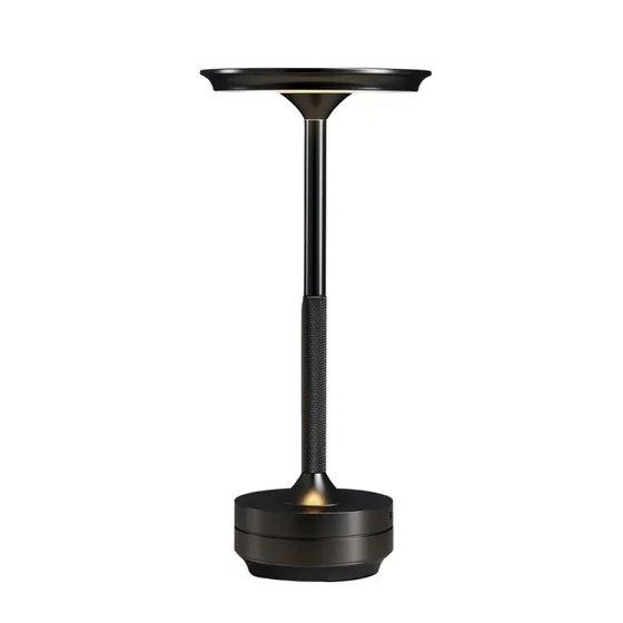 Sort LED bordlampe med touch-dæmpning og CCT - 5W 500lm