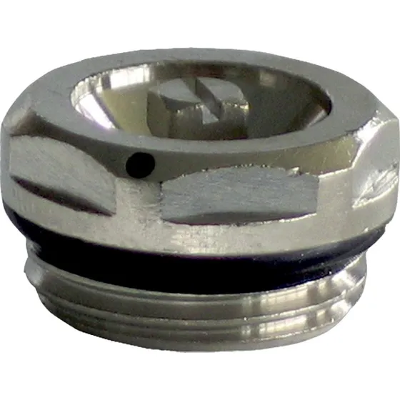Luftskrue Ms-58 3/8" i forniklet messing med EPDM O-ring