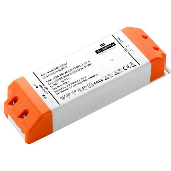Snappy 100W 24V DC dæmpbar LED driver - IP20 indendørs