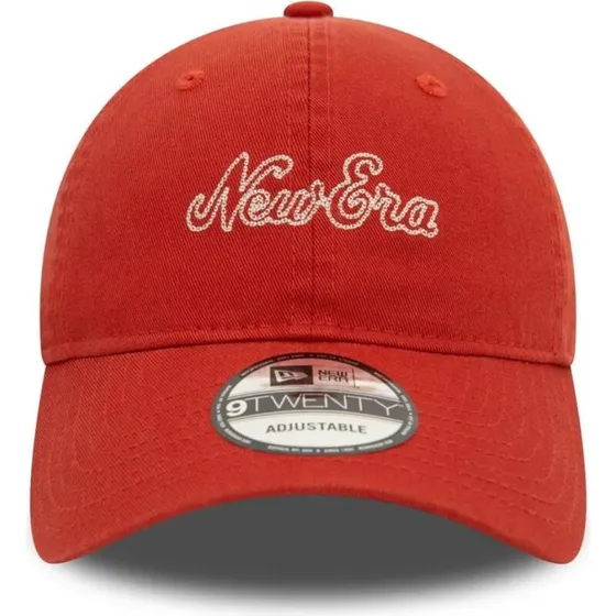 New Era 9TWENTY Strapback kasket, rød