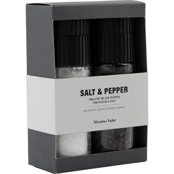 Nicolas Vahé Salt & Organic Pepper Gift Box (60 & 120 g)