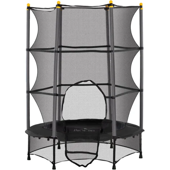 Rootz Kids Trampolin Ø140 cm med sikkerhedsnet – fjederløs