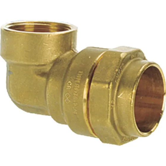 Isiflo 90° vinkel med muffe 32 mm x 1"