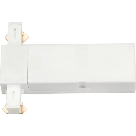 SG Zip T-tilkobling 1-fase skinnesystem, hvid