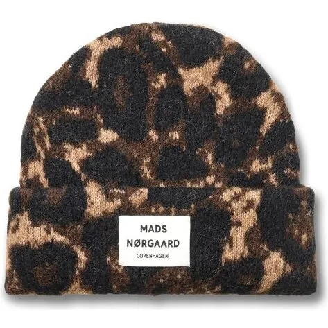 Mads Nørgaard Tosca Anuska AOP Beanie, Leopard, One Size