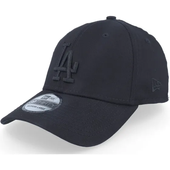 New Era 39THIRTY Los Angeles Dodgers Stretch-kasket, Sort