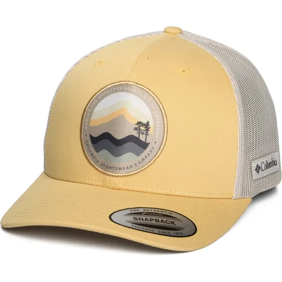 Columbia Circular Landscape Mesh Trucker - Light Sand