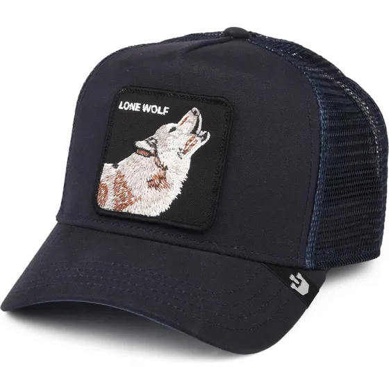 Goorin Bros Lone Wolf Trucker Cap, mørkeblå
