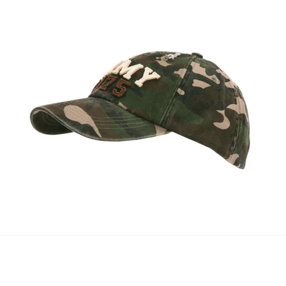 ARMY 1775 Baseballcap Stonewashed Woodland, One Size