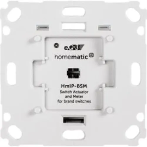 Homematic IP HmIP-BSM Smart Lyskontakt, Hvid