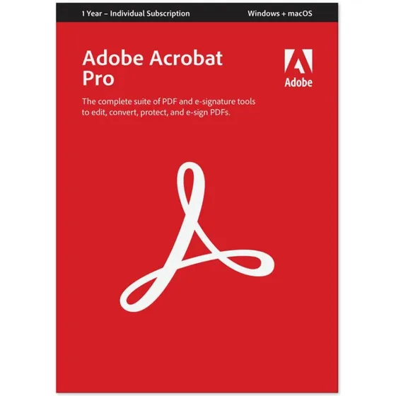 Adobe Acrobat Standard DC – 1 år abonnement
