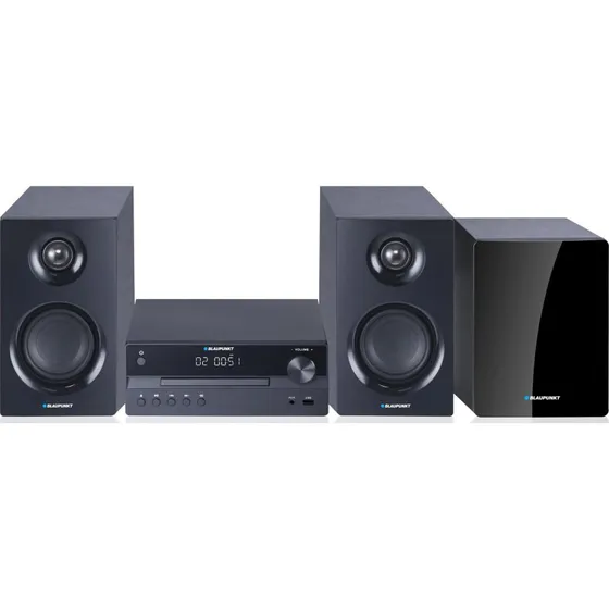 Blaupunkt MS55SUB Mikroanlæg med subwoofer og HDMI ARC - Sort