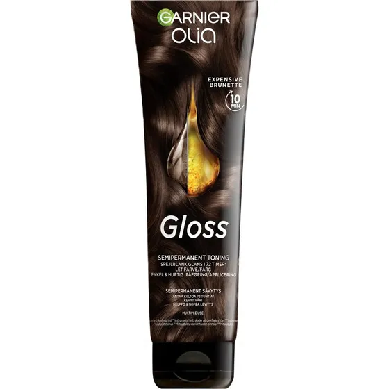 Garnier Olia Gloss Semipermanent Toning 150 ml - Expensive Brunette