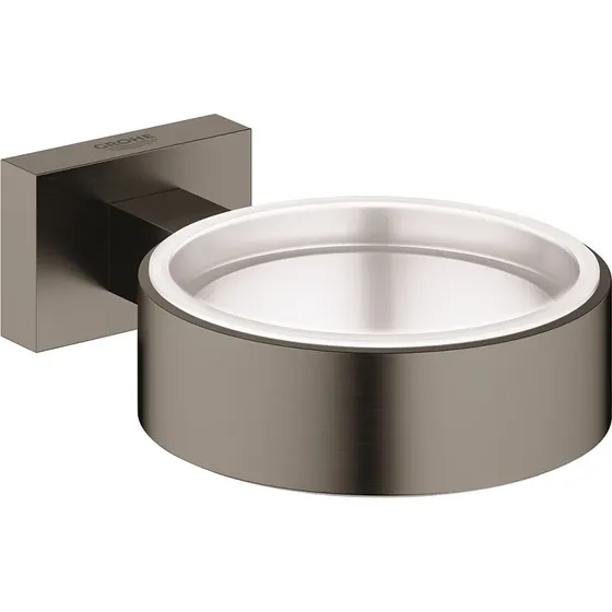GROHE Essentials Cube Holder - Børstet Hard Graphite