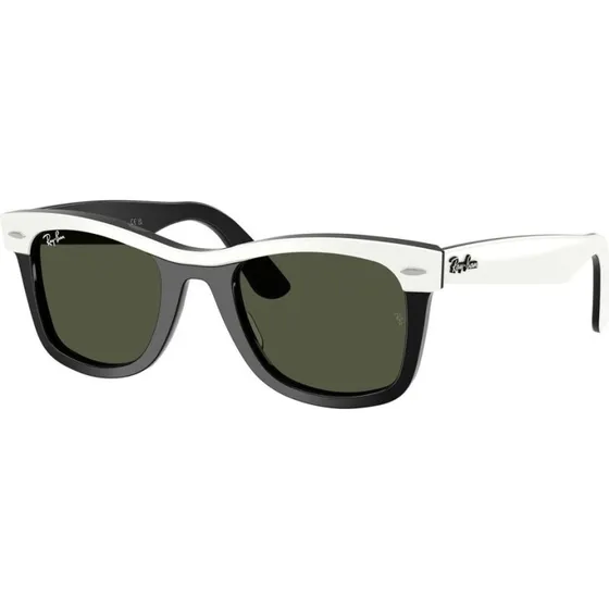 Ray-Ban RB2240 144431 Wayfarer unisex – white/black/green
