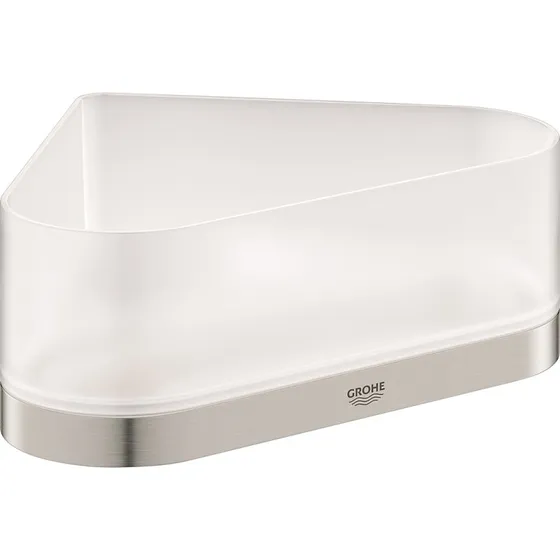 GROHE Selection Hjørnekurv med holder, Supersteel