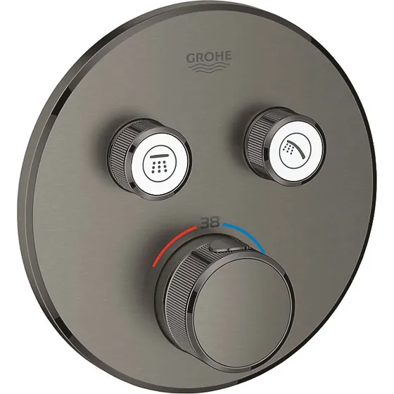 GROHE Grohtherm SmartControl termostatarmatur, Børstet Hard Graphite