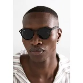 Ray-Ban RB2180 601/71 solbriller, sort med grønne linser