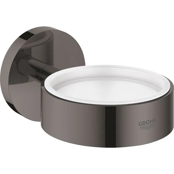 GROHE Essentials holder til glas eller sæbedispenser - Hard Graphite
