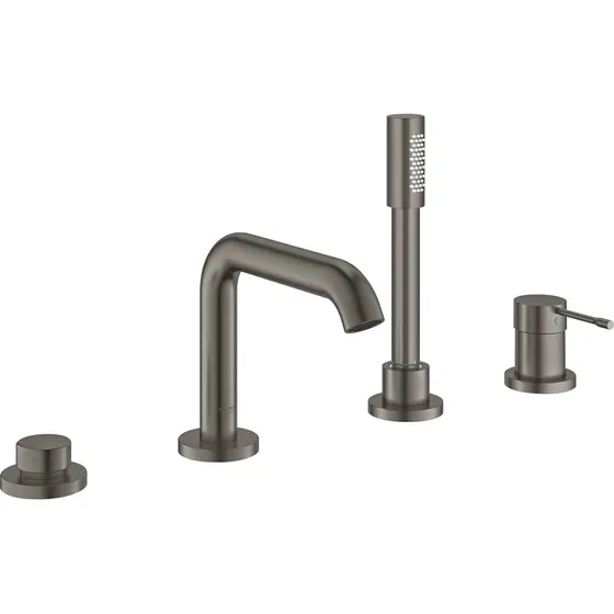 GROHE Essence 4-huls kar- & brusekombination, Børstet Hard Graphite