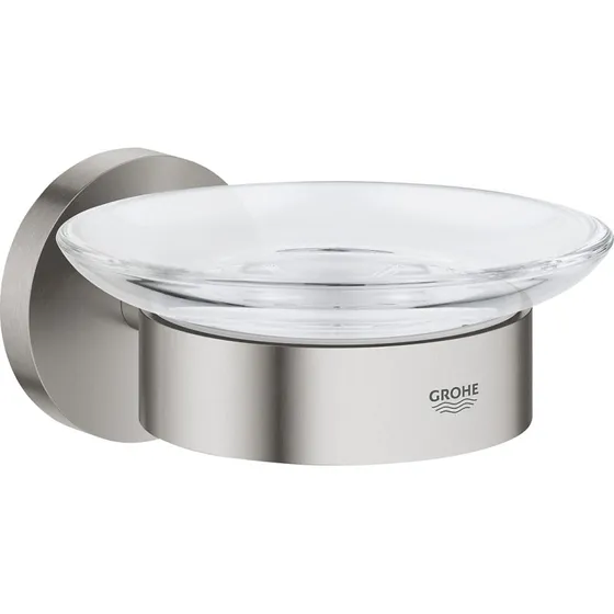 GROHE Essentials Sæbeskål med holder, Supersteel