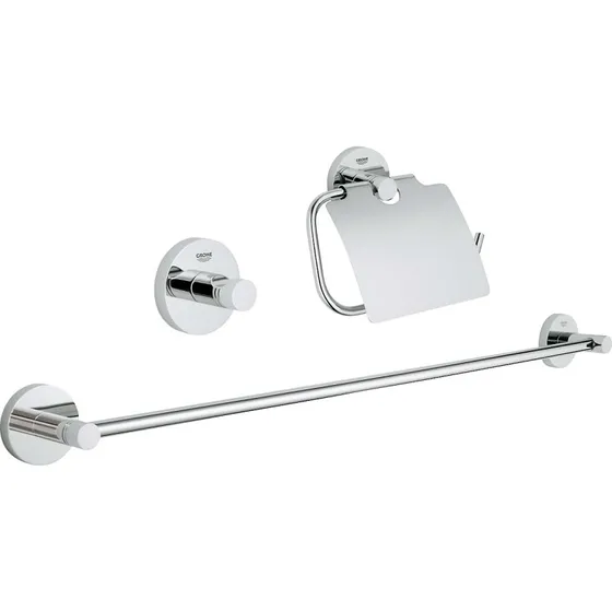 GROHE Essentials 3-in-1 tilbehørssæt i krom