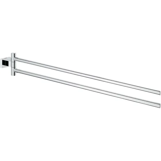 GROHE Essentials Cube dobbelt håndklædeholder - Krom