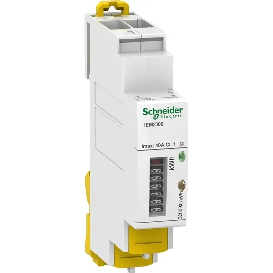 Schneider Acti9 bimåler med tæller, 230V, 40A
