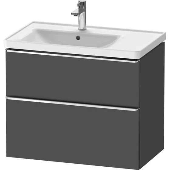Duravit D-Neo underskab 78,4x45,2 cm, mat grafitgrå/krom