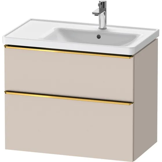 Duravit D-Neo underskab 78,4x45,2 cm mat beige/guld