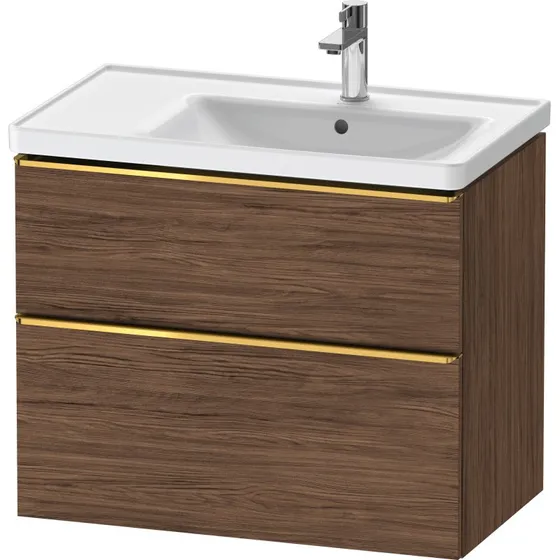 Duravit D-Neo underskab 78,4x45,2 cm mørk valnød/guld