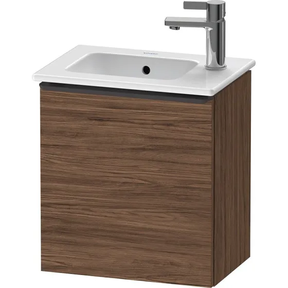 Duravit D-Neo underskab 41x27,4 cm, højre, mørk valnød/sort