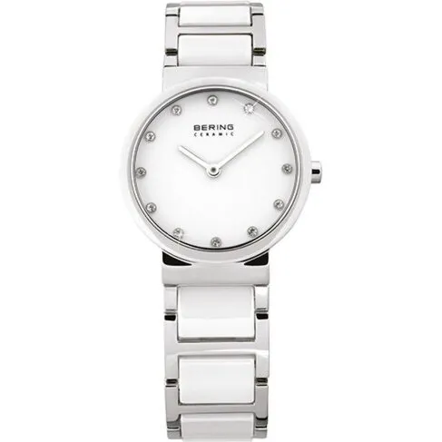 Bering 10729-754 dameur 34 mm keramisk - hvid