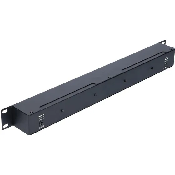Extralink 12-port Gigabit PoE injektor - Rackmonteret 1U