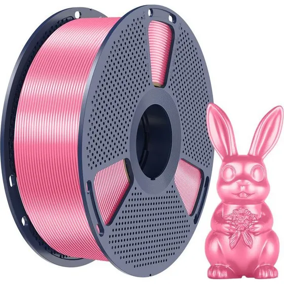 Sunlu PLA+ Silk Filament Pink, 1.75mm, 1kg
