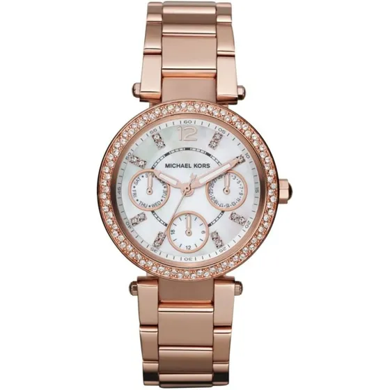 Michael Kors Parker MK5616 Dameur, Rosaguld 33 mm