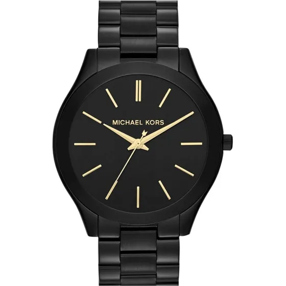 Michael Kors Slim Runway MK3221 dameur, sort stål 42 mm