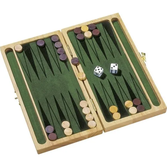 Goki Backgammon i træ