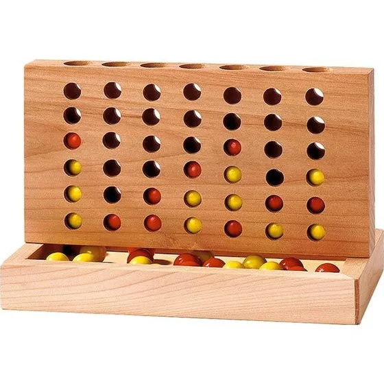 Goki 4 på stribe i træ - 155x85x100 mm