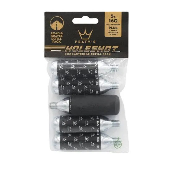 Peaty's Holeshot CO2 Patron Refill Pakke 16g (5 stk.)