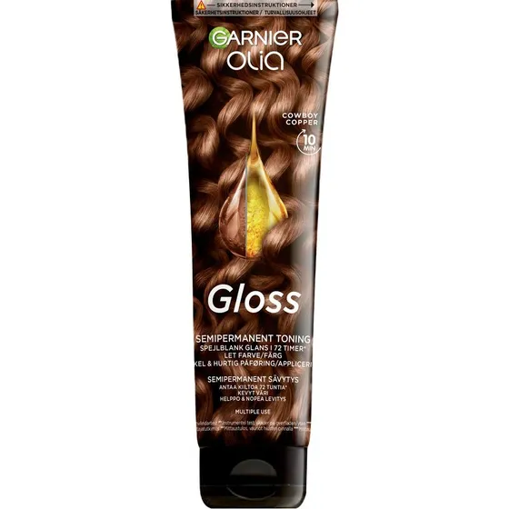 Garnier Olia Gloss Semipermanent Toning 150 ml - Cowboy Copper