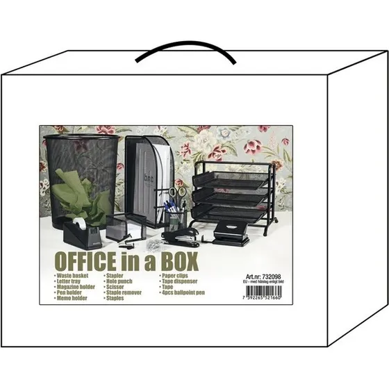 Office in a Box – komplet kontorsæt til skrivebord
