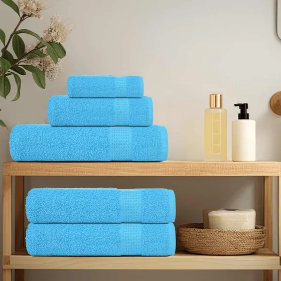 vidaXL FROGN Badehåndklæder 4 stk. Turkis 100x150 cm 360 gsm