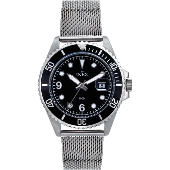 Inex A69512-4S5P herreur 40 mm – rustfrit stål, sort skive