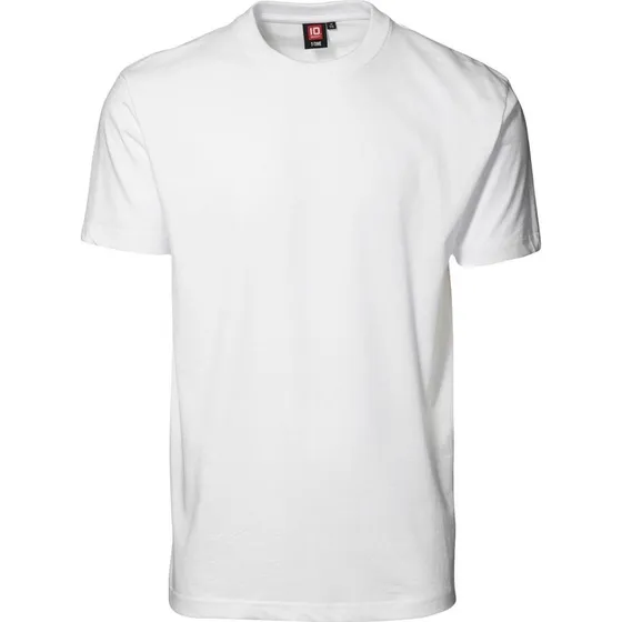 ID T-Time T-shirt Rund hals Hvid
