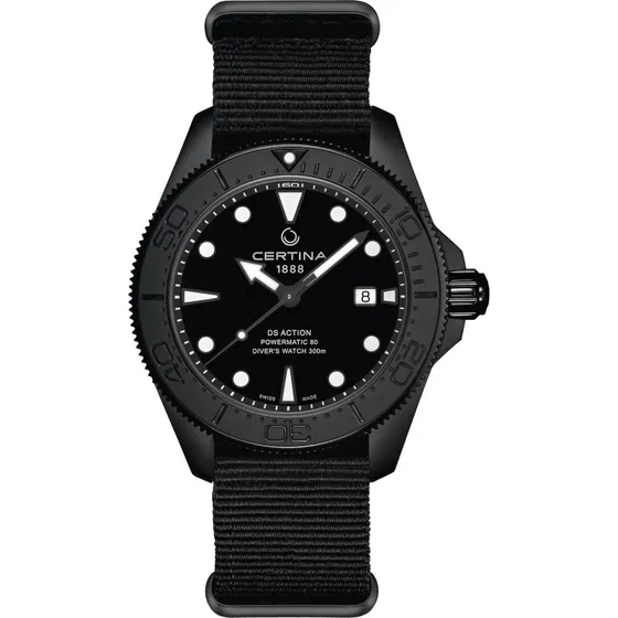 Certina DS Action Diver Powermatic 80 43 mm C032.607.38.051.00