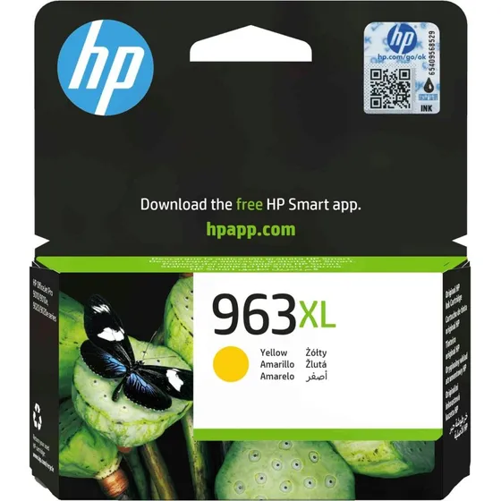 HP 963XL Gul Original Blækpatron - Højtydende (20,5 ml)